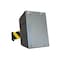 Montour Line Retractable Belt Barrier, Wall Mount, Black Magnetic 15 ft. Black/Yellow Belt WMX140-BK-BYD-M-M-150 - alternate 2